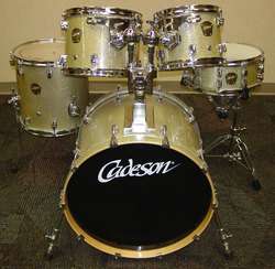 CADESON STUDIO 22 DRUM SET SHELL PACK ALL MAPLE THIN SHELLS LACQUER 