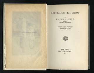 Little Sister Snow 1909 Frances Little Ilus G. Kataoka  