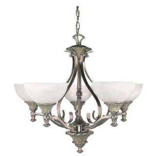   Pendant w/ Satin Frosted Glass Shades Finished in Smoked Smoked Nickel