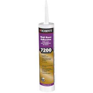 Roberts 7200 11 fl. oz. Wall Base Adhesive, Superior Grade, Cartridge 
