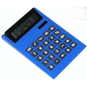XXL Tischrechner Blau (Maße 30x21  A4 Blatt) Tasten 2 Finger breit 