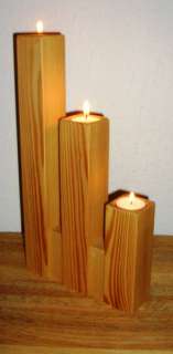 verk. Holz Teelichtständer Kerzenhalter in Mecklenburg Vorpommern 