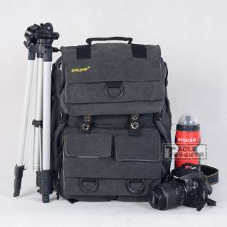 PISEN Outdoor Professional SLR Camera Bag Laptop Bag Canvas Shoulder 