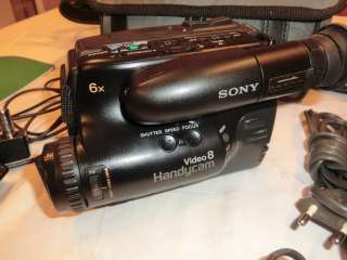 Sony Handycam CCD TR45E Video 8 Camcorder DEFEKT, mit Zubehör  