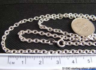 New 925 Sterling Silver Chain necklace 20ins long 9grams  