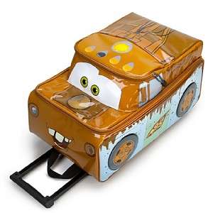  CARS MATER ROLLING LUGGAGE SUITCASE NEW  