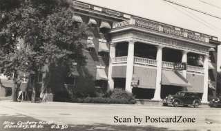 PZrp Romney WV New Century Hotel 1942 RPPC Postcard  