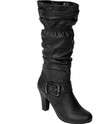 Journee Collection Womens Buckle Boots   Free Shipping & Return 