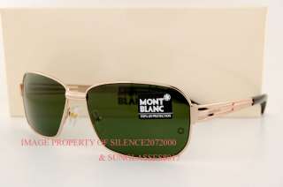 New MONT BLANC Sunglasses MB 332 332S 32N GOLD for Men  