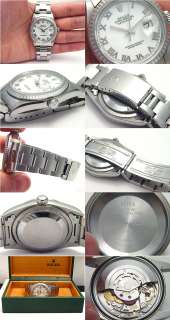   ROMAN NUMERAL DATEJUST STAINLESS STEEL 2003 MENS WATCH  
