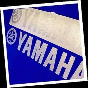 Yamaha SILVER 13 33cm decal decals sticker fz stickers  