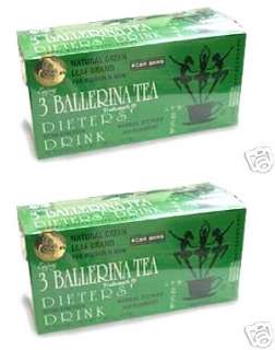 Boxes   3 BALLERINA TEA DIETERS DRINK EXTRA STRENGTH  
