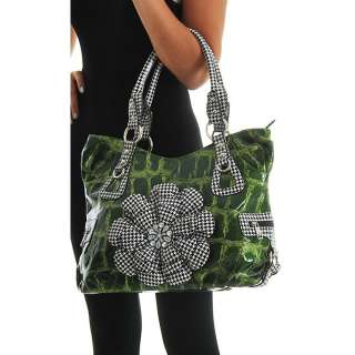   Flower Fashion Shoulder Bag Hobo Satchel Tote Purse Handbag  