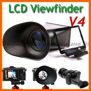 V4 LCD Viewfinder 2.8x 3 Magnifier Eyecup Hood for SONY NEX 3 NEX 5 