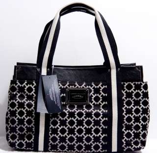 NEW Tommy Hilfiger Logo Black Handbag Tote Bag Purse  