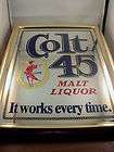 Vintage Colt 45 Malt Liquor Beer Mirror 17