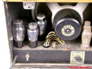 Vintage 1940s Gibson Epiphone Electar Tweed Tube Guitar Amplifier Amp 