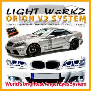 BMW E39 525i, 530i, 540i, M5 headlights ANGEL EYES demon eyes halo LED 