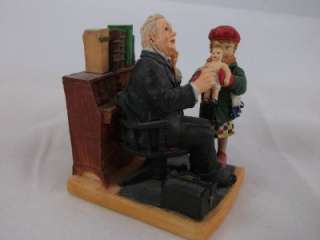 Norman Rockwell Figurine Doctor & Doll March 9 1929 Saturday Evening 