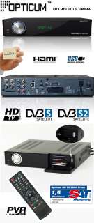 HDTV Digital Receiver Opticum HD 9600 TS PRIMA + HDMI Kabel USB PVR 