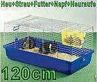 Meerschweinchen Kaninchen Käfig 1,20m+Bonus+Napf