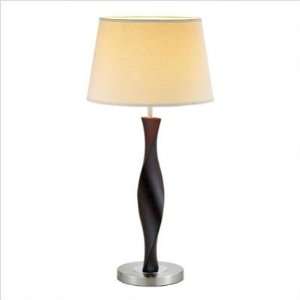  Adesso   4055   Helix Tall Table Lamp in Dark Walnut: Home 