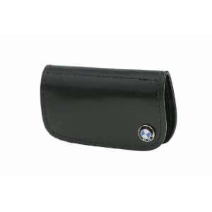  BMW Genuine Black Leather Key Case OEM: Automotive