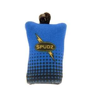 Alpine Innovations Blue Flash Spudz Microfiber Cloth in Blue and Black 