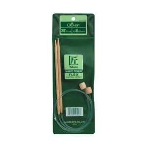  Clover Bamboo Flexible Knitting Needles 20 Size 10 3017 