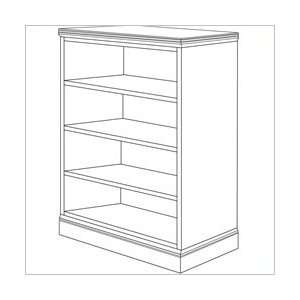  Sunset Cherry DMi Belmont 60 in. High Bookcase Office 