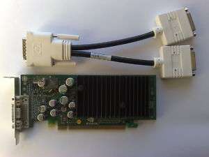 SFF DUAL DELL X8702 / 0X8702 NVIDIA QUADRO NVS 285 P283 128MB PCIE DVI 