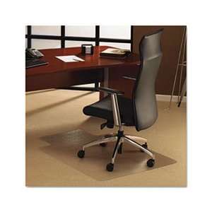  Polycarbonate Chair Mat, 48 x 53, with Lip, Clear: Home 