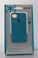 New Speck CandyShell Case for iPhone 4 & 4S Peacock/Black *Teal 