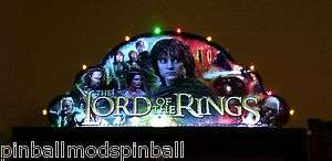 LOTR Lord Of the Rings Pinball Machine Topper RARE One Of A Kind 