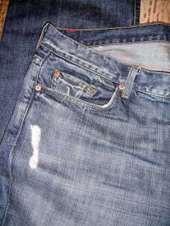 SIX PAIR MENS SEVEN FOR ALL MANKIND DENIM JEANS SIZE 38 & 40 