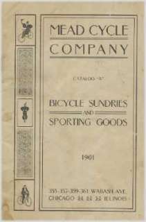 1900 to 1923 Mead   Ranger Bicycle Catalogs on CD  