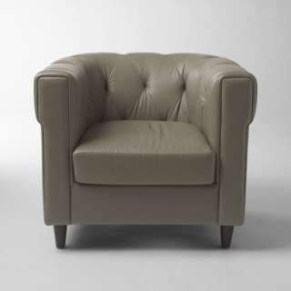 Chester Tufted Leather Chair  west elm