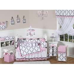 JoJo Designs Black and White Princess Full / Queen Bedding Collection 