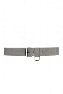 Elegantly Waisted  Grey Mila Leather Waist Belt by Elegantly Waisted