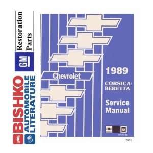  1989 CHEVROLET BERETTA CORSICA Shop Service Manual CD 
