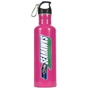 Great American Seattle Seahawks 34Oz Pink Aluminum Water Bottle 
