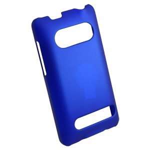    Blue Slim Back Phone Case Cover for HTC EVO 4G Sprint Electronics