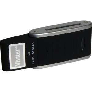 Vivitar RW SD USB 2.0 FlashCard Reader/Writer. VIVITAR SD CARD READER 