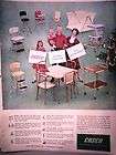 1956 Vintage Imperial Furniture Company Grand Rapids MI Retro Table Ad 
