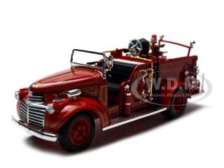 1941 GMC FIRE ENGINE TRUCK RED 132 DIECAST MODEL CAR  