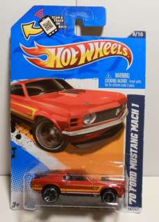   #118 MUSCLE MANIA 70 FORD MUSTANG MACH 1 RED W/ BLKMC5S MOC  