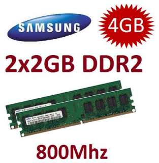 2x 2GB 4GB SAMSUNG RAM Speicher DDR2 800Mhz 240pin DIMM 4250591488015 