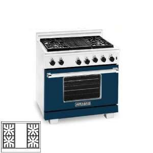 American Range ARR 364GD LP YW Color 36 Pro Style Gas Range with 11 