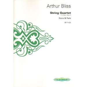 Bliss, Arthur String Quartet in A Major, Op 4 Two Violins, Viola, and 