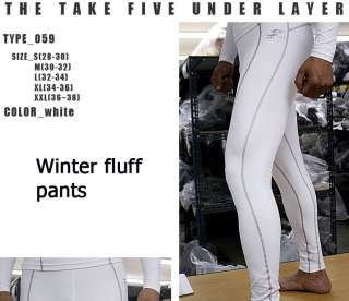 PANTS UNDER FLUFF WINTER COMPRESSION SKINS TIGHTS S~2XL  